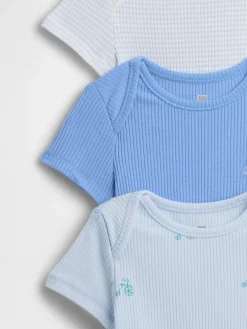 Baby First Favorites TinyRib Bodysuit (3-Pack)