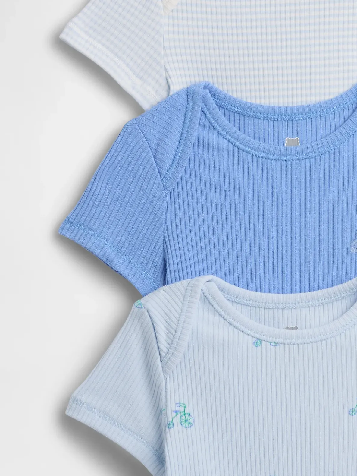 Baby First Favorites TinyRib Bodysuit (3-Pack)
