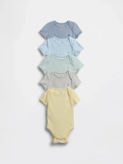 Baby First Favorites TinyRib Bodysuit (5-Pack)