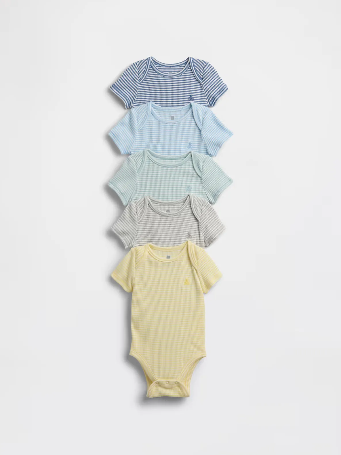 Baby First Favorites TinyRib Bodysuit (5-Pack)