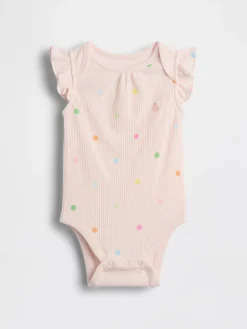 Baby First Favorites TinyRib Polka Dot Bodysuit