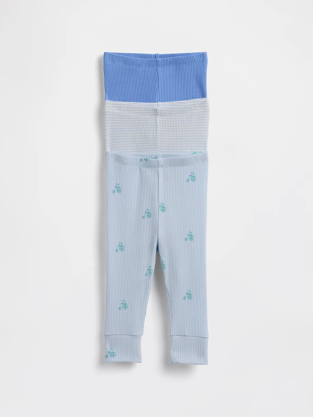 Baby First Favorites TinyRib Pull-On Pants (3-Pack)