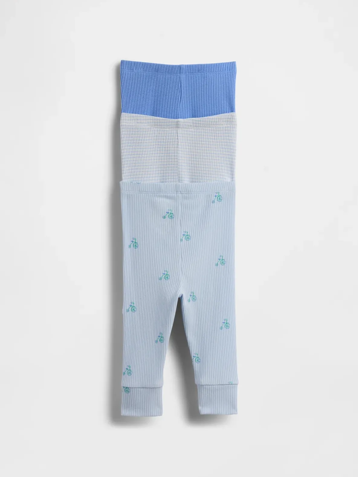 Baby First Favorites TinyRib Pull-On Pants (3-Pack)