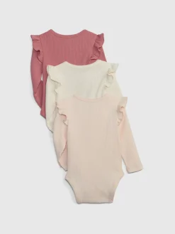 Baby First Favorites TinyRib Bodysuit (3-Pack)