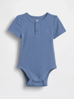 Baby First Favorites TinyRib Henley Bodysuit