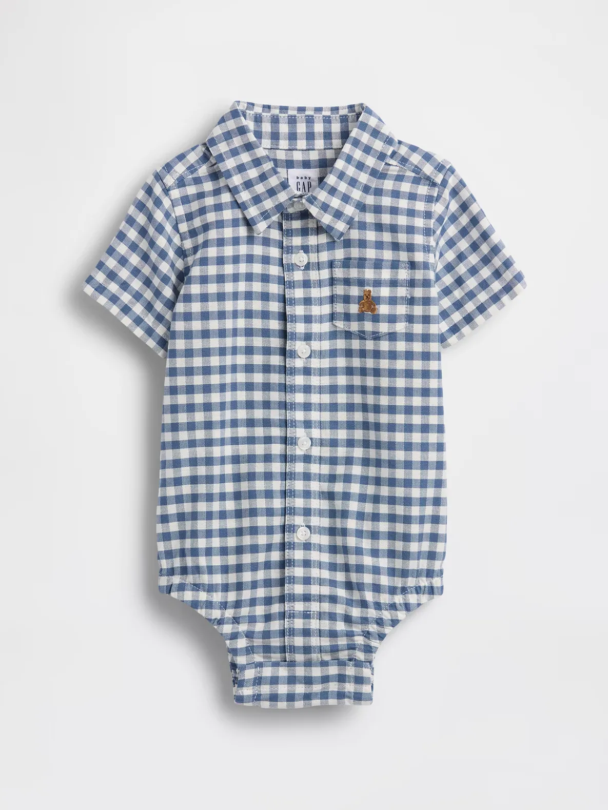 Baby Gingham Oxford Bodysuit