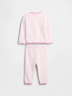 Baby Heart Sweater Set