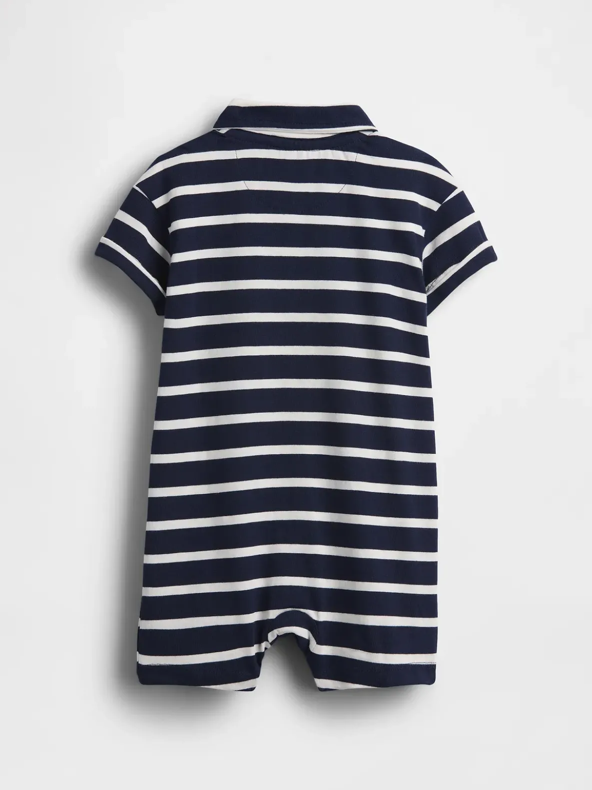 Baby Jersey Polo Shorty One-Piece