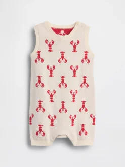Baby Lobster Sweater Shorty One-Piece