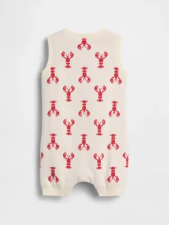 Baby Lobster Sweater Shorty One-Piece