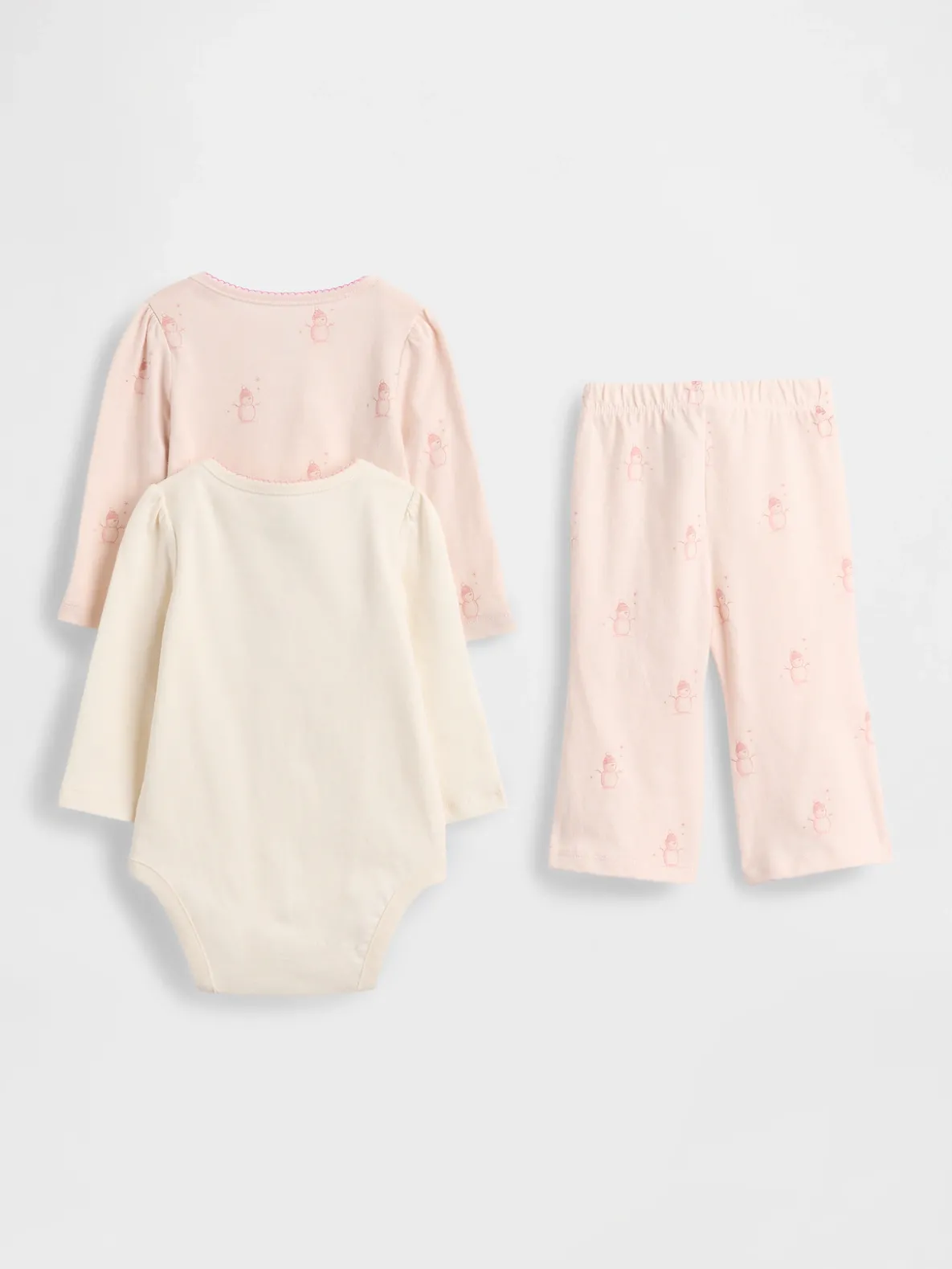 Baby Organic Cotton Bodysuit Outfit Set (3-Pack)