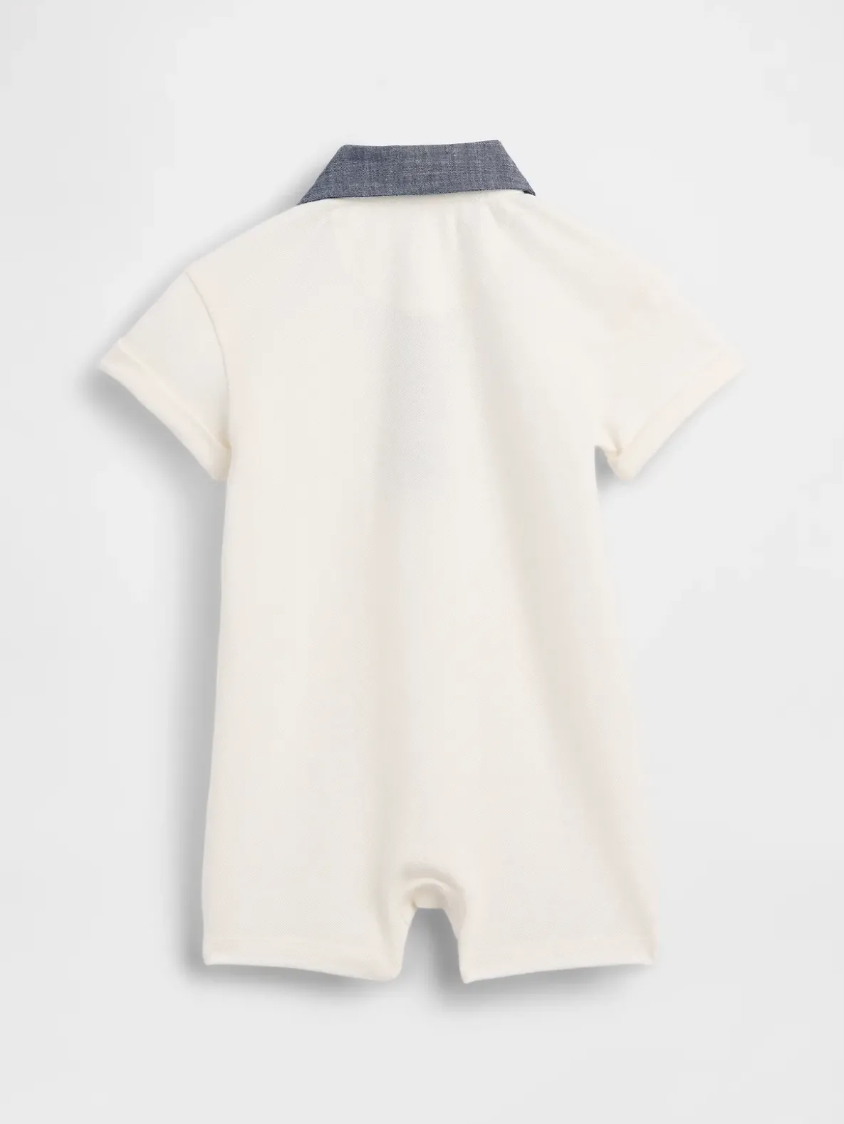 Baby Pique Polo Shorty One-Piece
