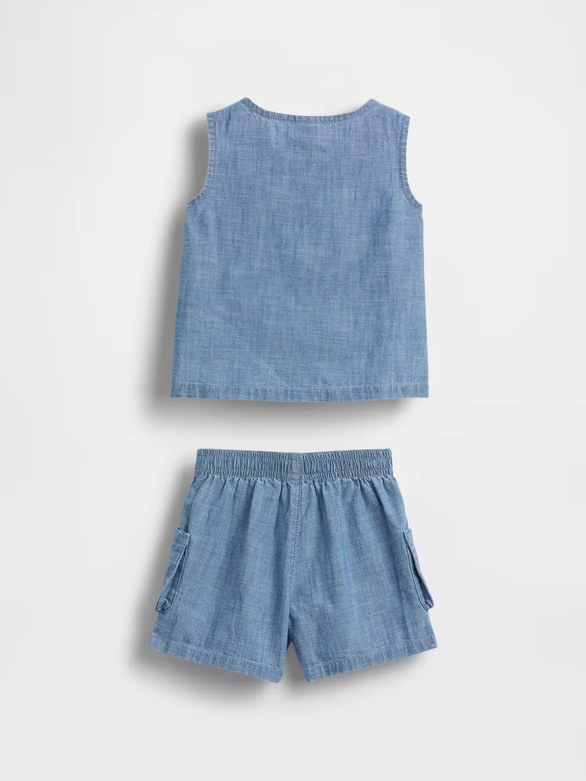 Baby Pocket Denim Outfit Set