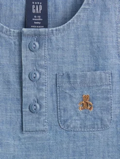 Baby Pocket Denim Outfit Set