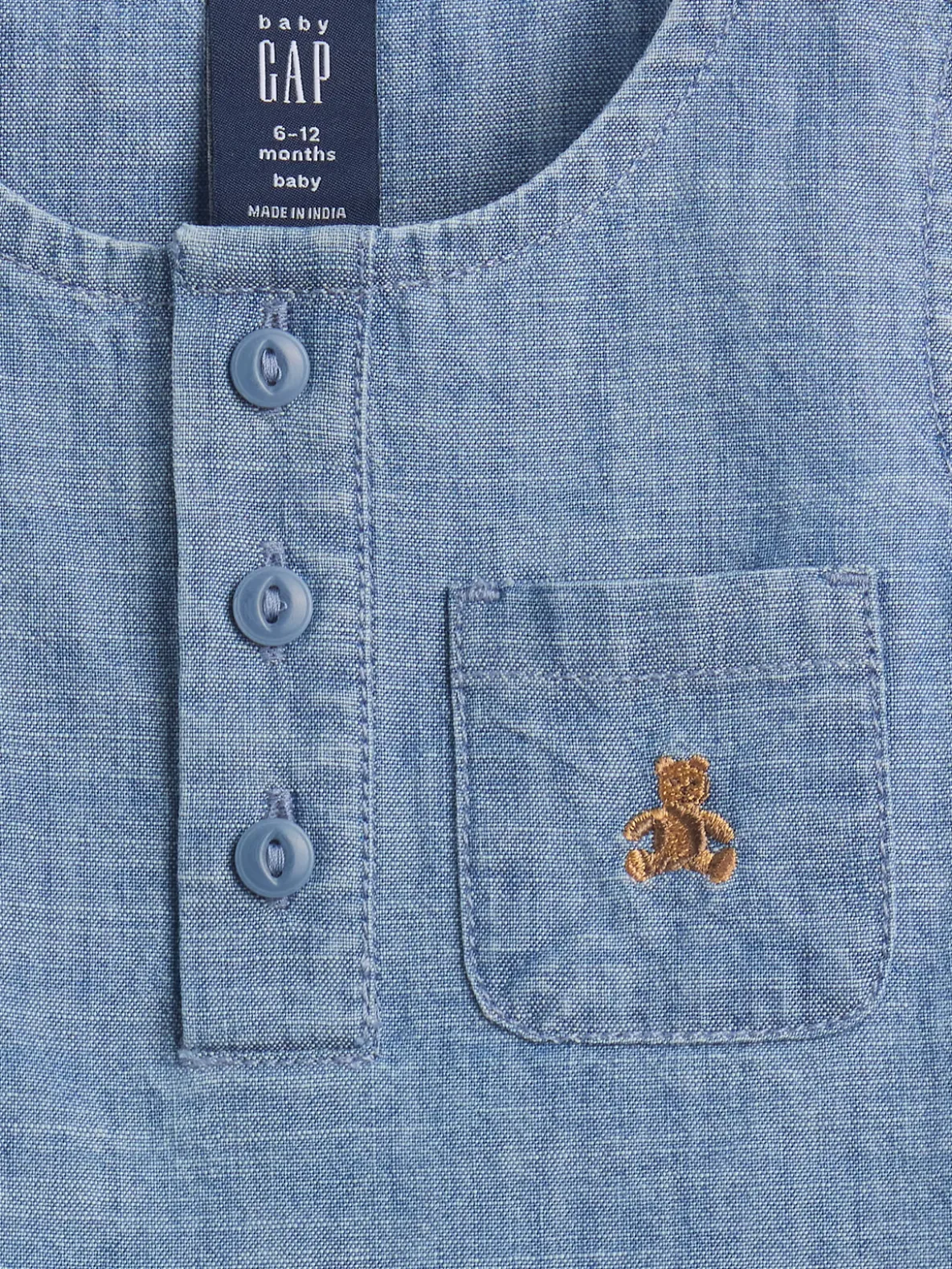 Baby Pocket Denim Outfit Set