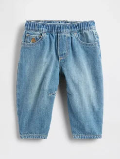 Baby Pull-on Barrel Jeans