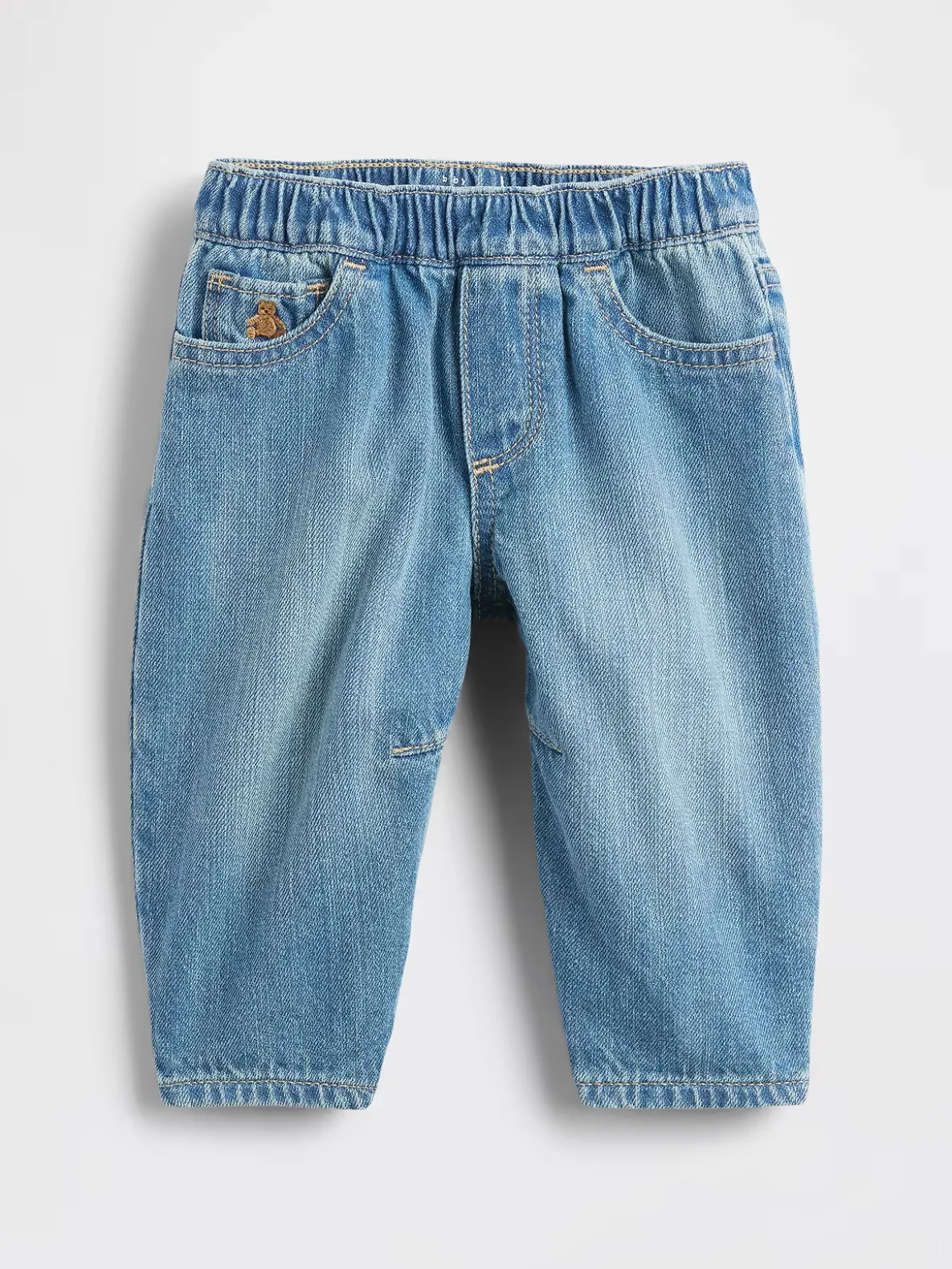 Baby Pull-on Barrel Jeans