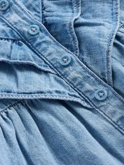 Baby Ruffle Denim Outfit Set