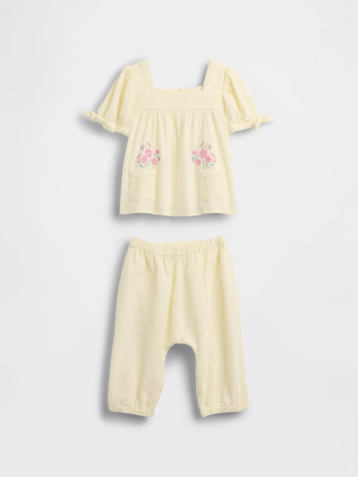 Baby Seersucker Outfit Set