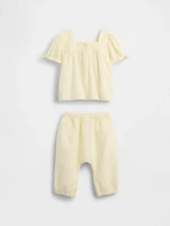 Baby Seersucker Outfit Set