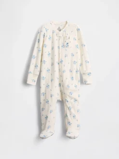Baby Softspun Pointelle Footed One-Piece