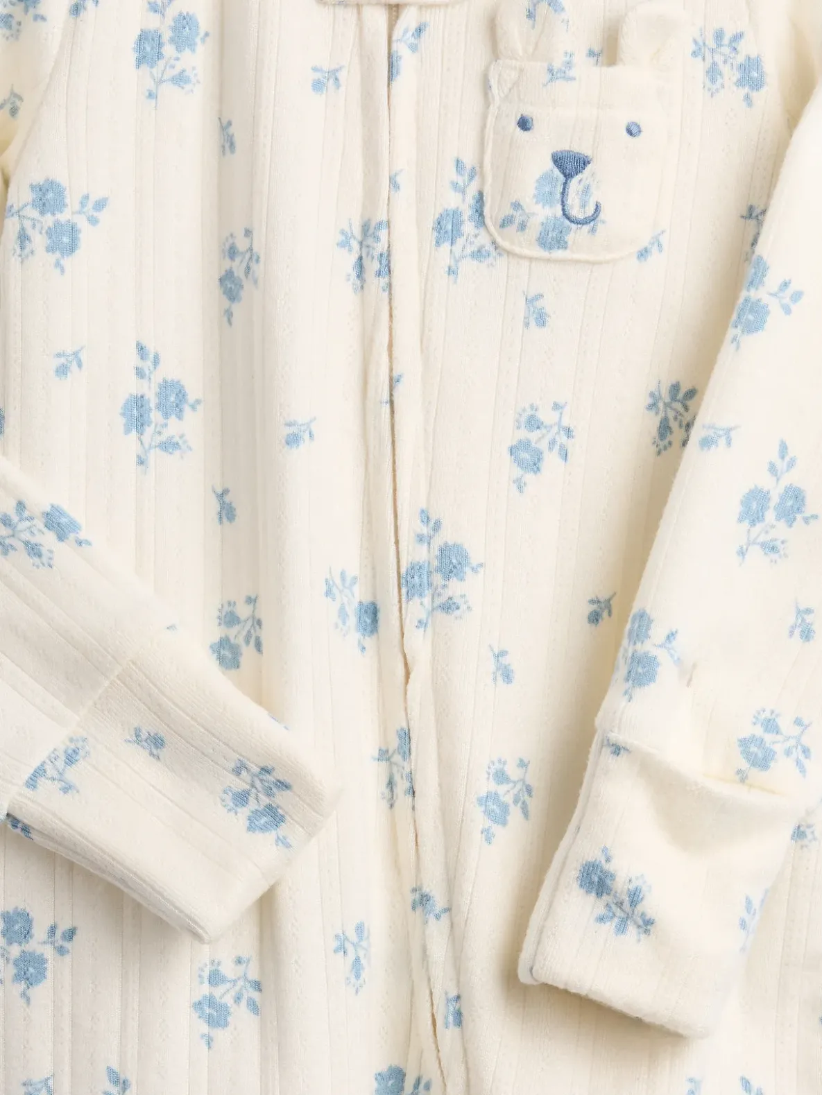 Baby Softspun Pointelle Footed One-Piece