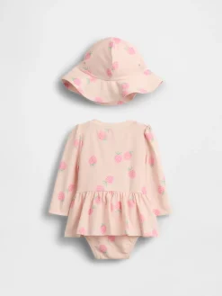 Baby Strawberry Rash Guard Swim Set