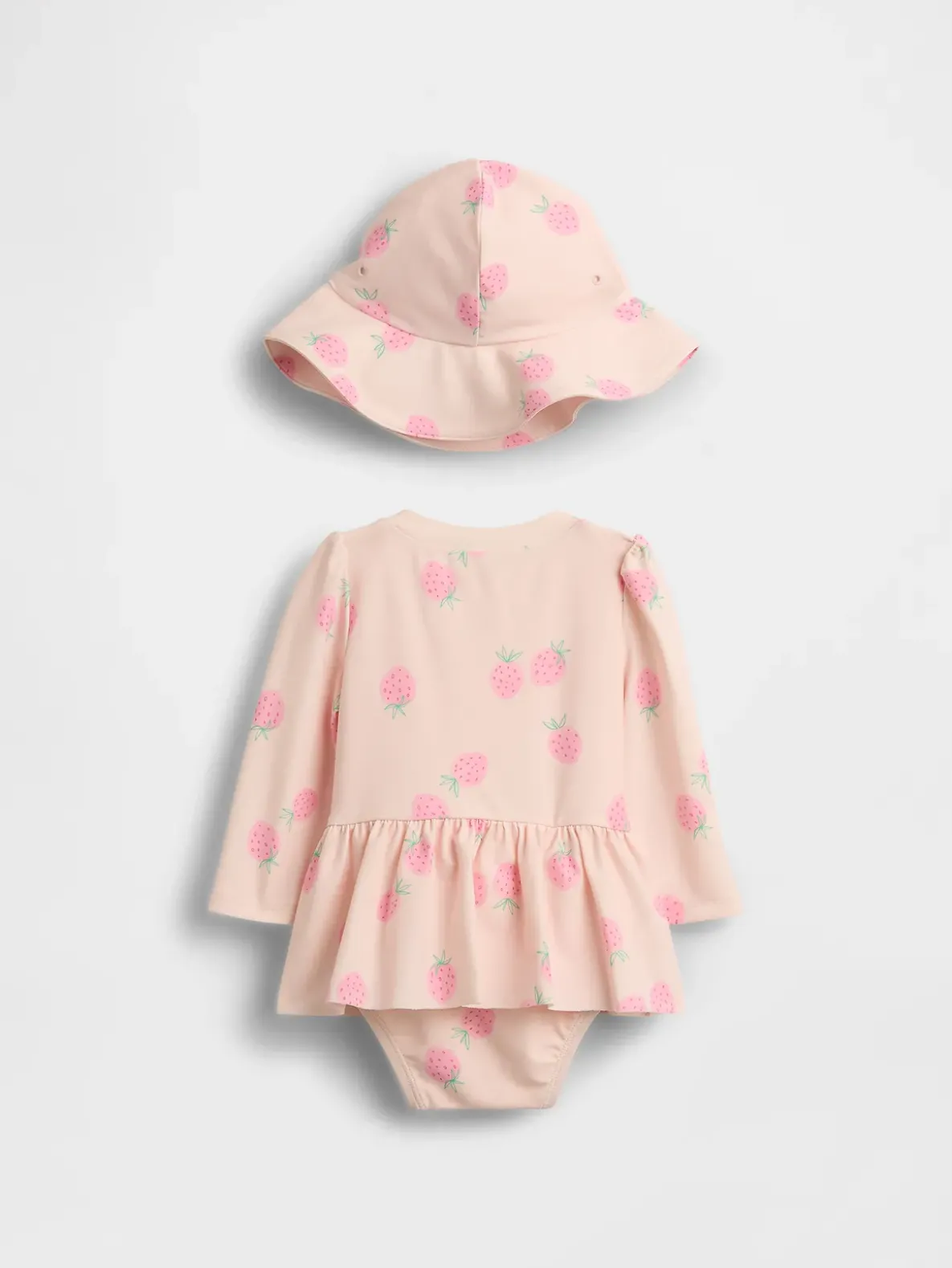 Baby Strawberry Rash Guard Swim Set