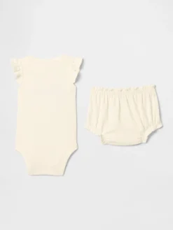 Baby Supima® Bear Bodysuit Outfit Set