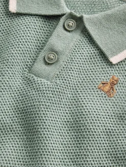 Baby Sweater Polo Outfit Set