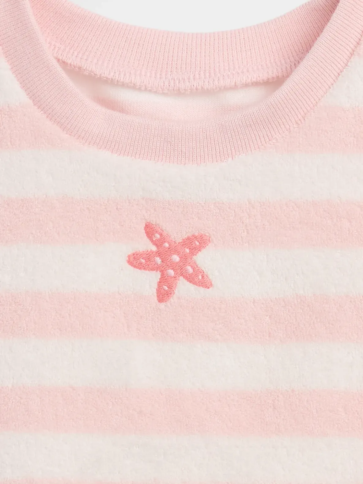 Baby Towel Terry Stripe Outfit Set