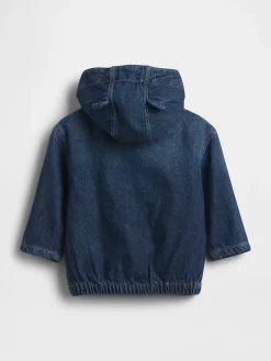 Baby UltraSoft Denim Hooded Jacket
