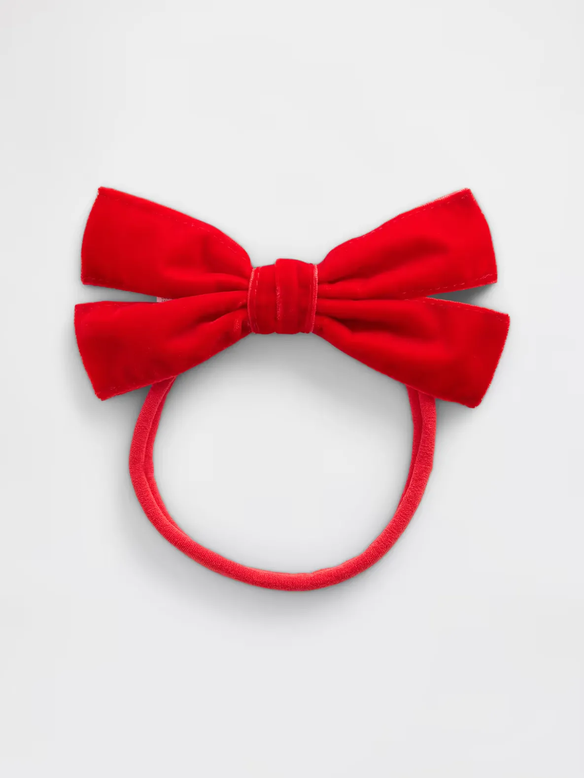 Baby Velour Bow Headband