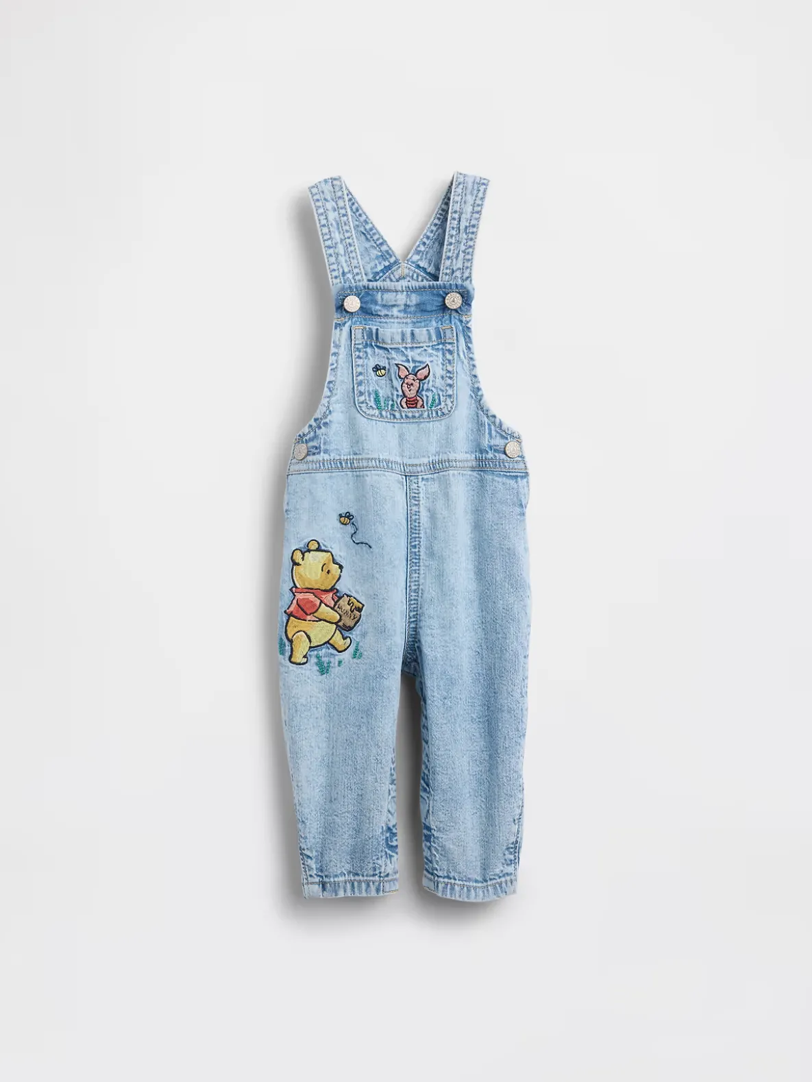 Baby Winnie The Pooh Denim Overalls