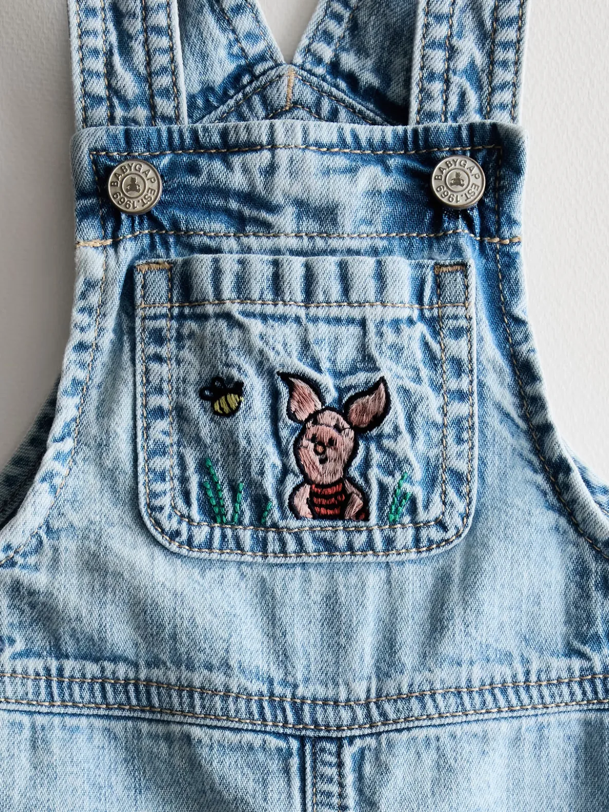Baby Winnie The Pooh Denim Overalls
