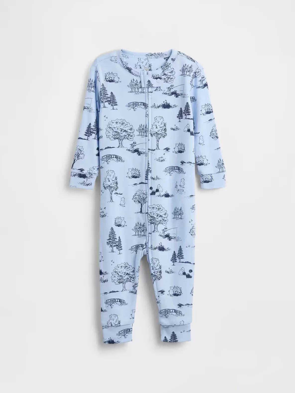 Baby Winnie The Pooh Organic Cotton One-Piece