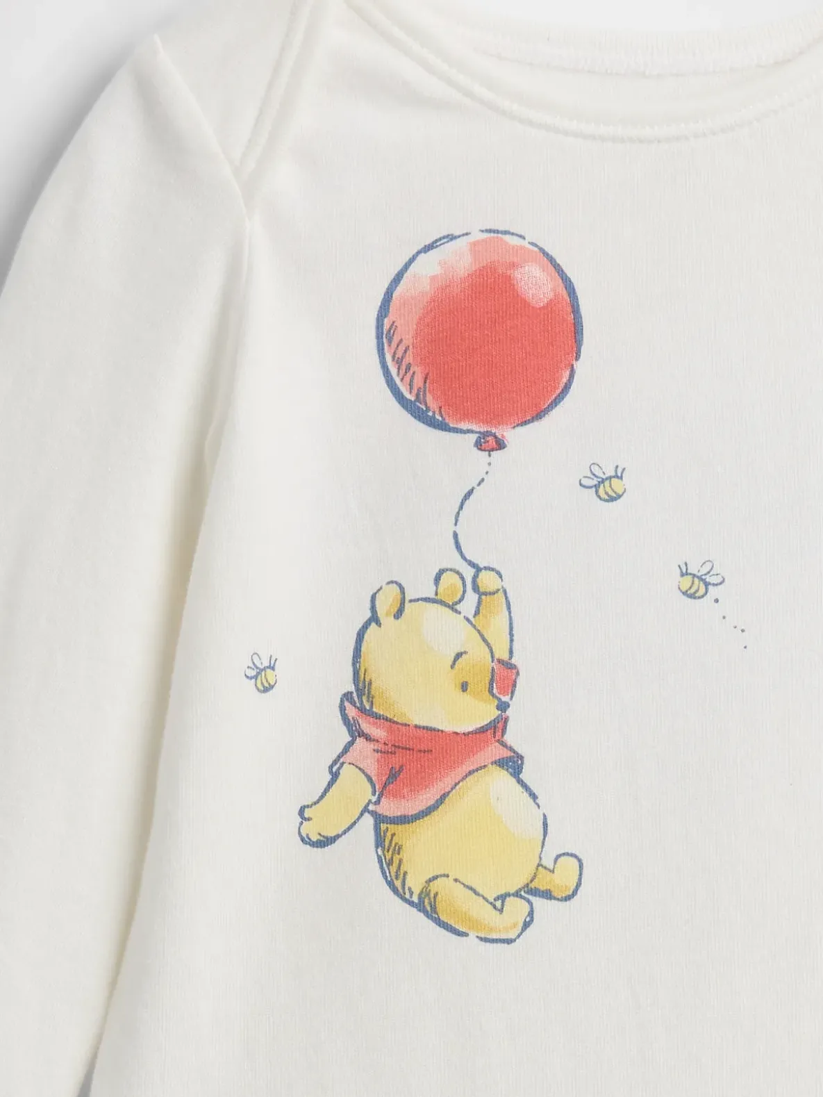 Baby Winnie The Pooh Organic Cotton Bodysuit