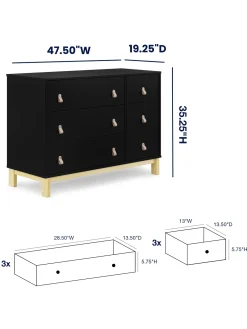 babyGap Legacy Pulls 6 Drawer Dresser