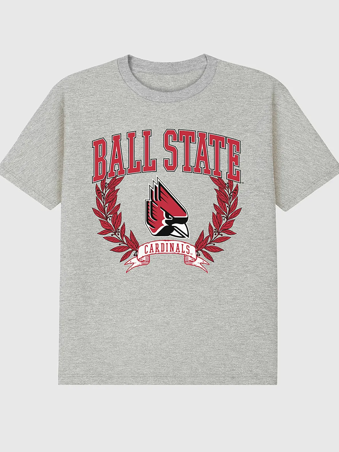 Ball State University Laurels Dark Graphic T-Shirt