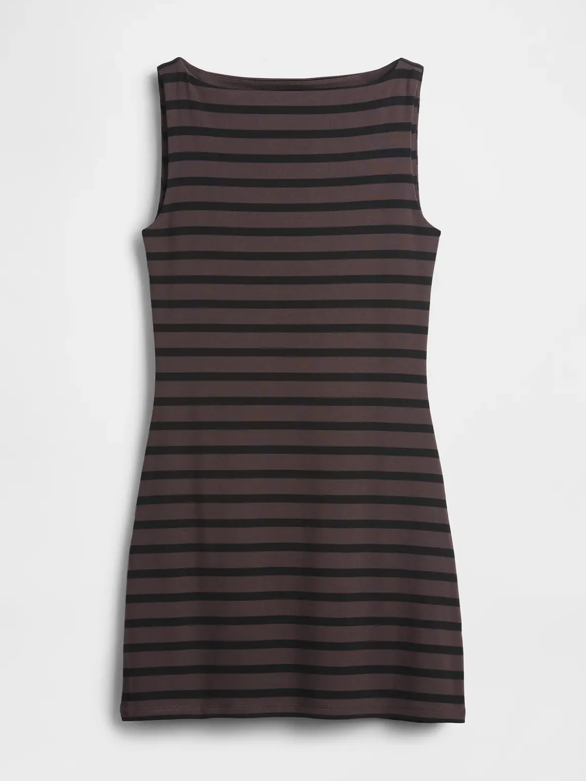Boatneck Knit Mini Shift Dress