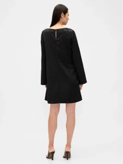 Boatneck Mini Shift Dress