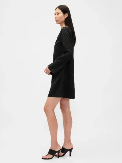 Boatneck Mini Shift Dress