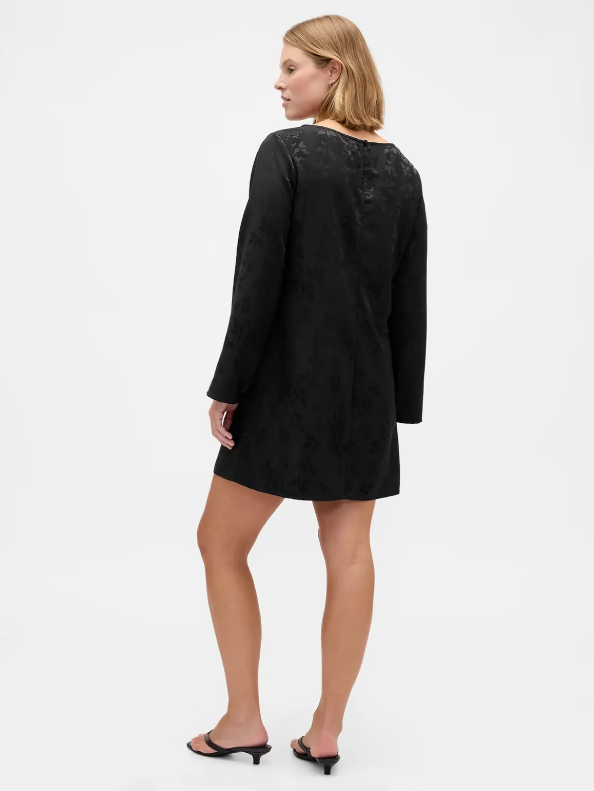 Boatneck Mini Shift Dress