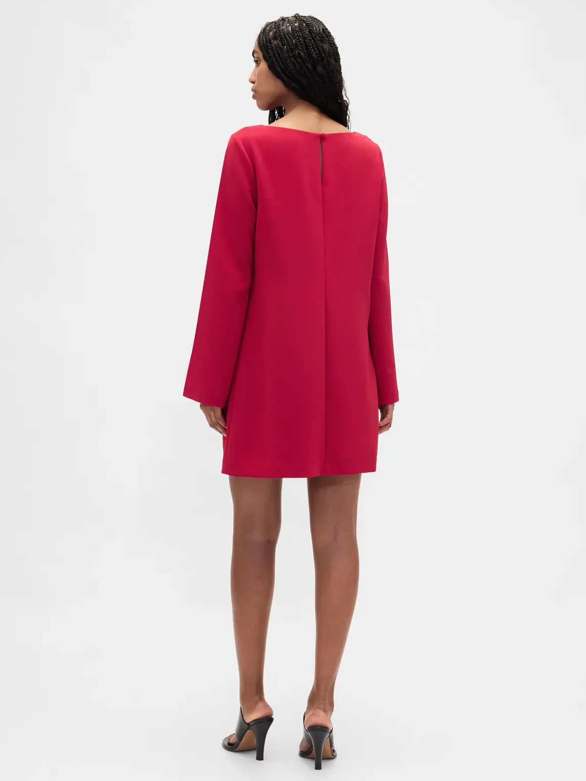 Boatneck Mini Shift Dress