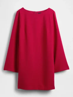 Boatneck Mini Shift Dress