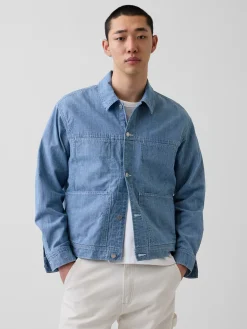 Boxy Chambray Jacket