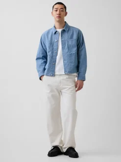 Boxy Chambray Jacket