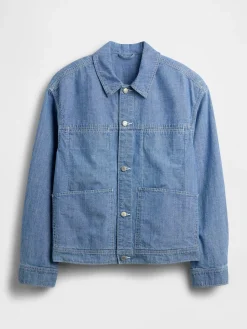 Boxy Chambray Jacket