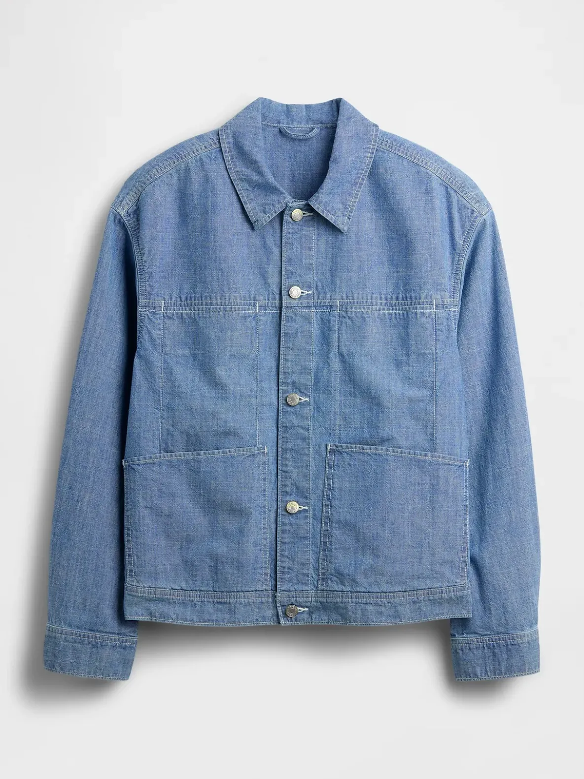 Boxy Chambray Jacket