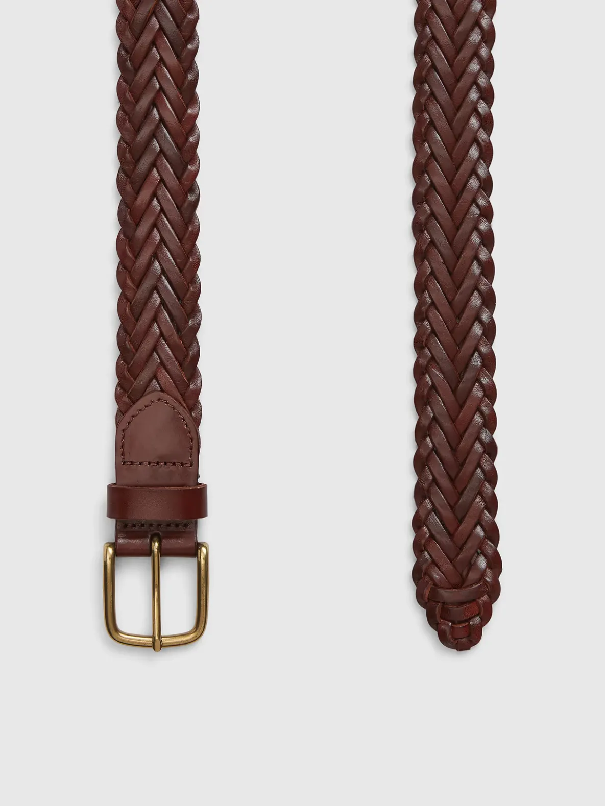Braided Leather Belt